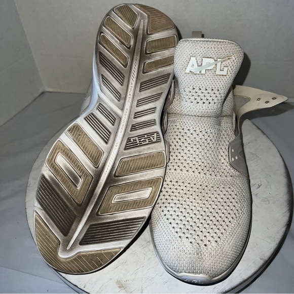 Apl techloom ascend sneaker Cream Ivory High Top Womens Size 9.5 - Picture 12 of 14